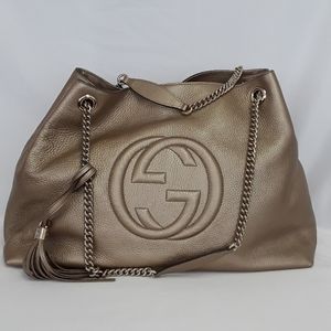 COPY - New in Bag GUCCI 310306 Soho gold leather tote bag